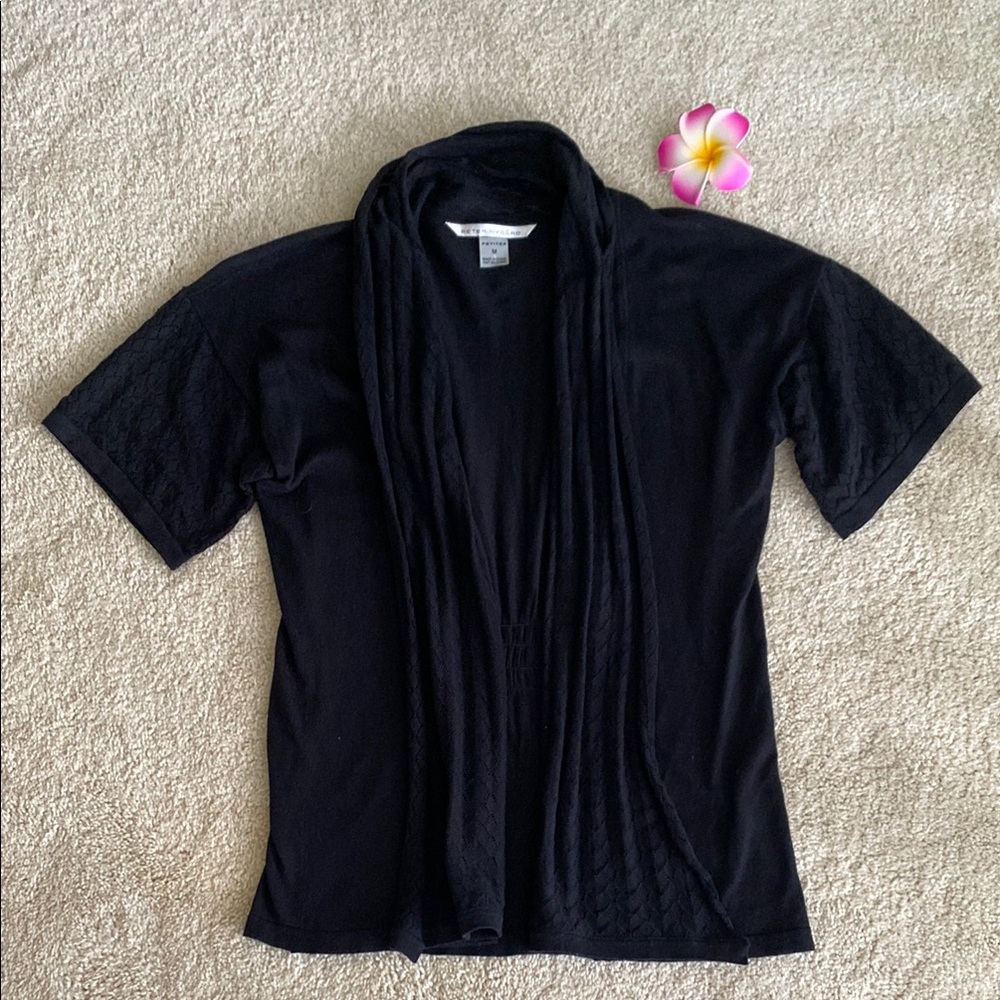 Peter Nygard Black Knit Top